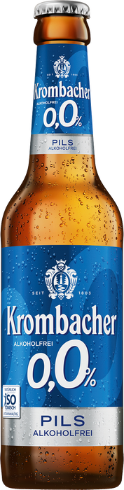 Krombacher 0,0 % Pils Alkoholfrei - 24 x 0,33 l