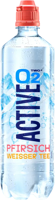 Active O2 Pfirsich Weißer Tee - 8 x 0,75 l