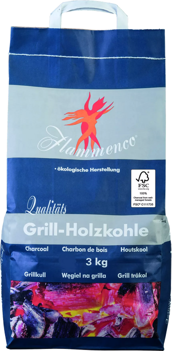Flammenco Grill-Holzkohle - 2,50 kg