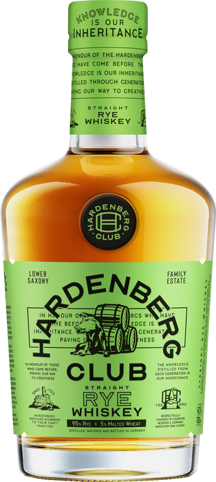 Hardenberg Club Straight Rye Whiskey 42,5% - 0,70 l
