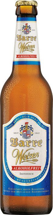 Barre Weizen Alkoholfrei - 20 x 0,50 l
