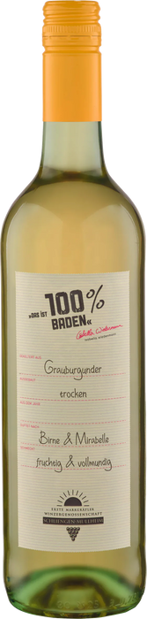 Das ist 100% Baden Grauburgunder - 0,75 l