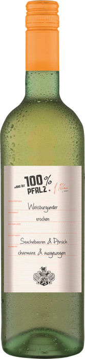 Das ist 100% Pfalz Weißburgunder - 0,75 l